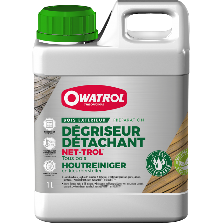 Owatrol Dégriseur Détachant Tous Bois Net Trol