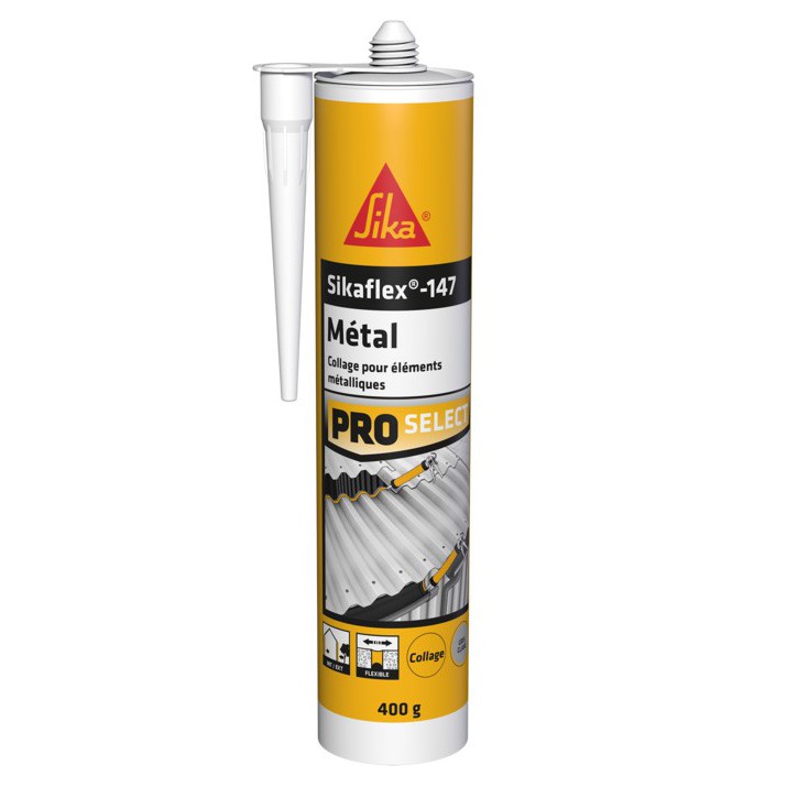 Sikaflex 147 Métal Colle mono composante 380g