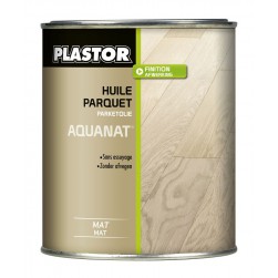 Plastor Huile Parquet Sans Essuyage Aquanat Finition Mate