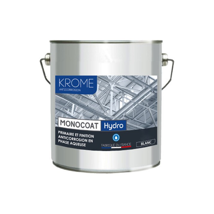 Krome Monocoat Hydro Laque Anticorrosion Acrylique - Intérieur et Extérieur