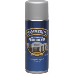 Hammerite Peinture fer Direct sur rouille Brillant aérosol 400ml