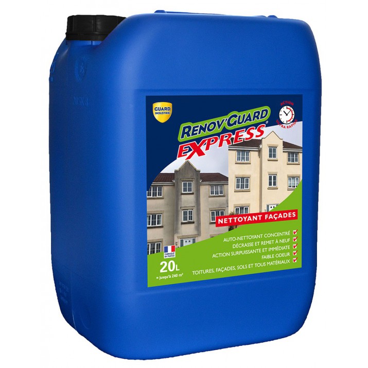 Rénov'Guard Express Nettoyant façades concentré surpuissant tous matériaux