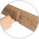 Echelle double avec Marches plates Bois