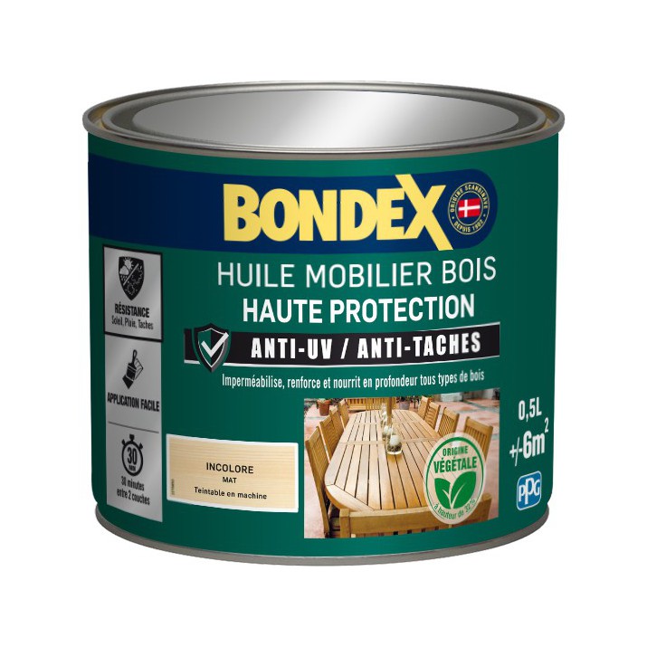 Bondex Huile Mobilier Bois Haute Protection