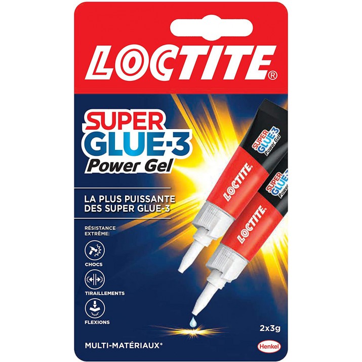 Super Glue 3 Power Gel 2x3g