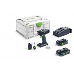 Festool Perceuse-visseuse sans fil T 18+3 HPC 4,0 I-Plus
