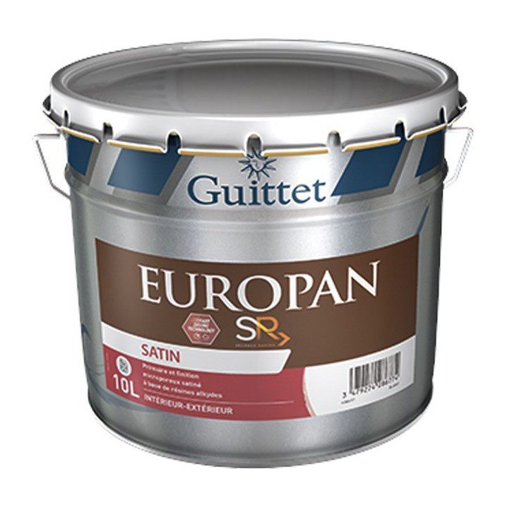 Guittet Europan SR Peinture microporeuse boiseries - Intérieur et extérieur - Séchage Rapide