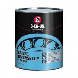 3-en-un Graisse universelle au lithium 1kg