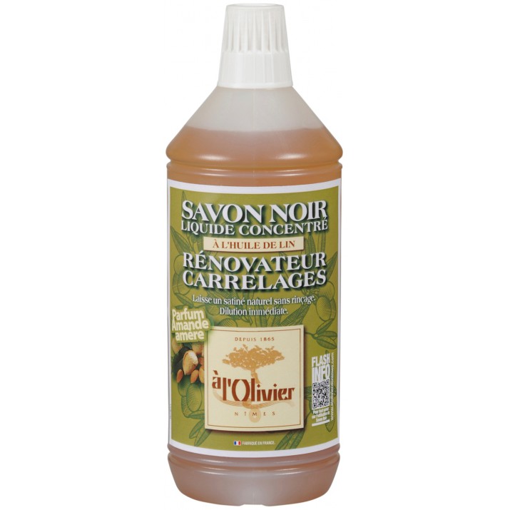 Savon noir parfum amande 1L