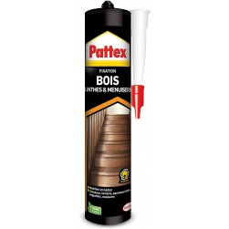 Pattex Colle Fixation Plinthes et Menuiseries Bois 380g
