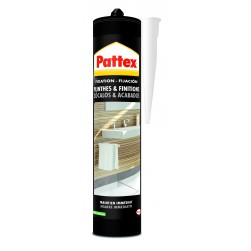Pattex Colle Fixation Plinthes et Finitions Bois 450g