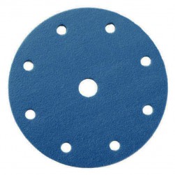 Plastor Disque Abrasif Auto Fixant 9 Trous Zirconium D150 Lot de 25