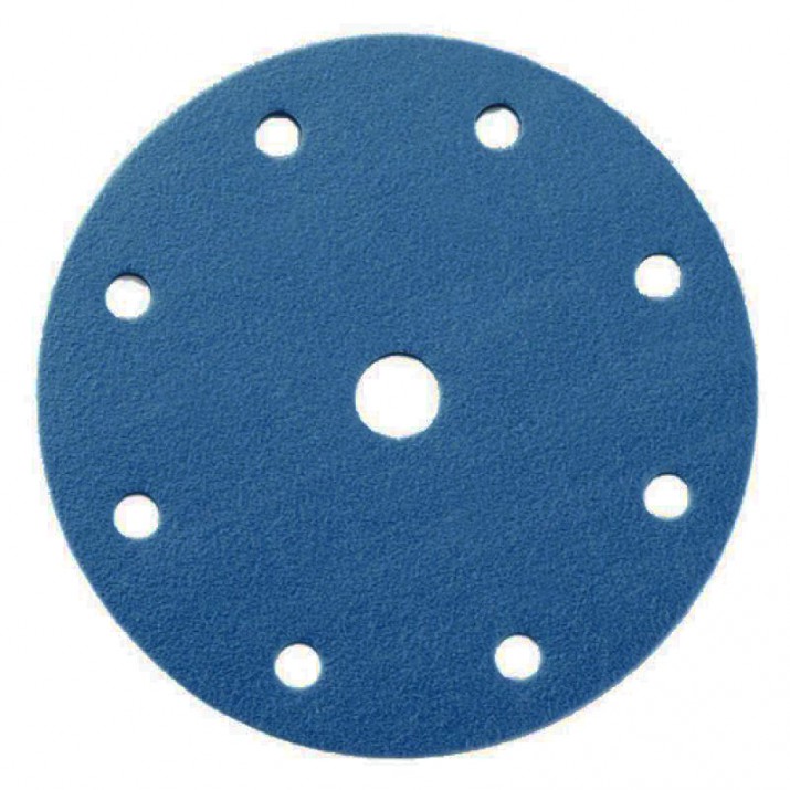 Plastor Disque Abrasif Auto Fixant 9 Trous Zirconium D150 Lot de 50