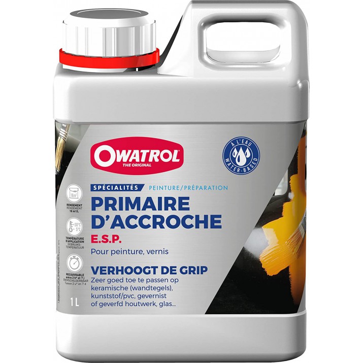 Owatrol Primaire d'Accroche ESP pour Peinture et Vernis - 1L