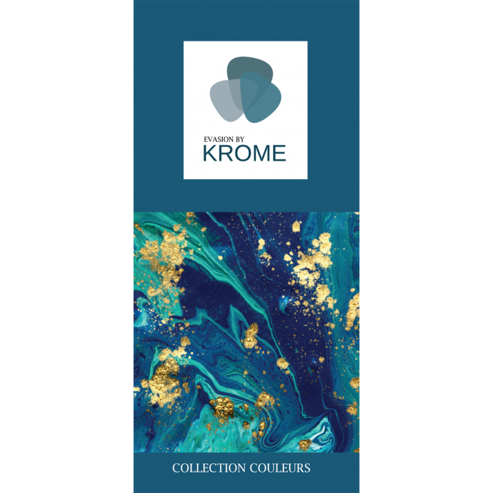 Nuancier des 84 Teintes Evasion by Krome 23x10cm