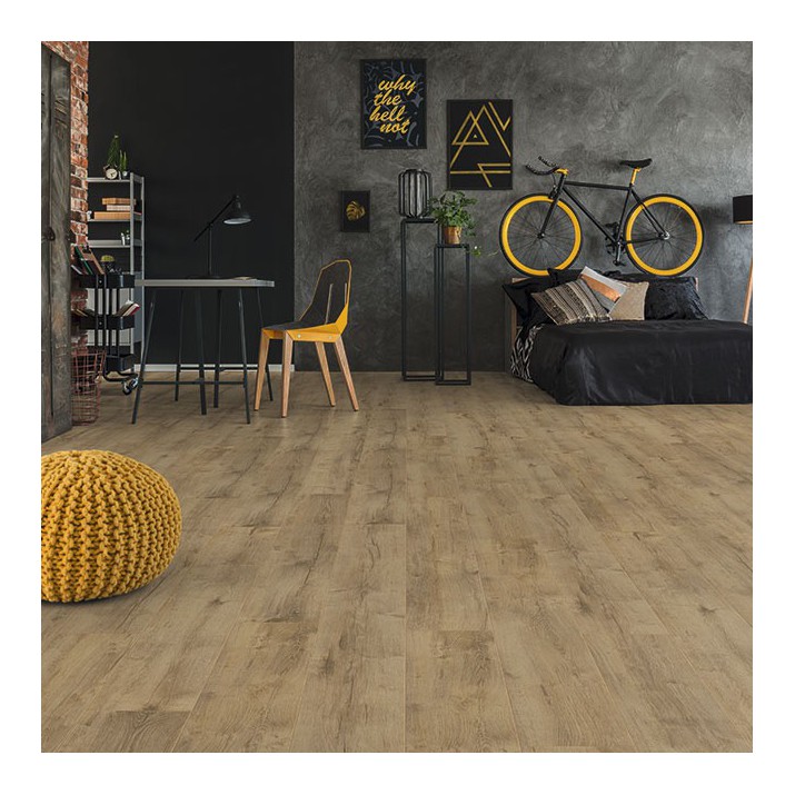 Kronotex Parquet Stratifié Exquisit - Chêne Naturel D4617 - 1380 x 193 x 8 mm