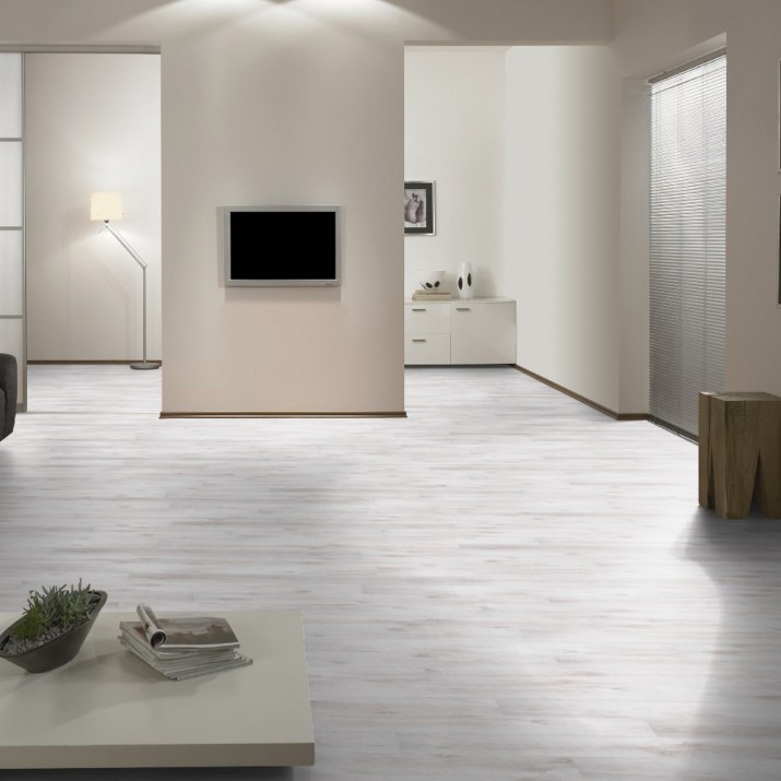 Kronotex Parquet Stratifié 7mm - Chêne Blanc Standard D2951 - 1376 x 193 x 7 mm