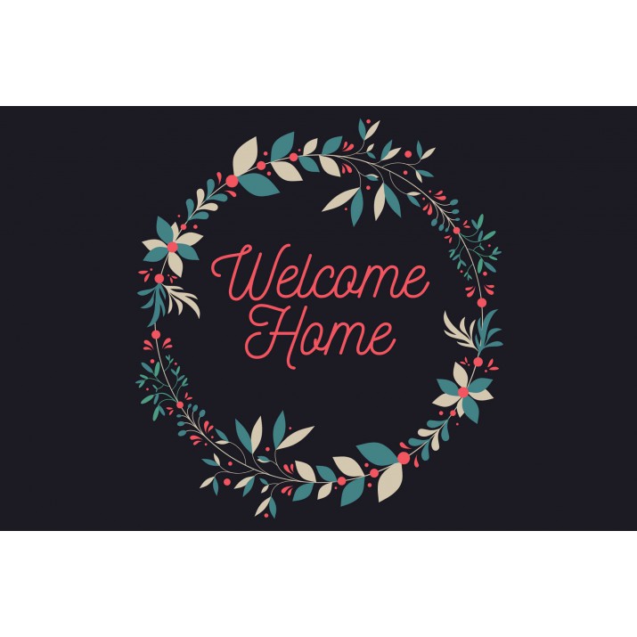 Tapis Intérieur Anti Dérapant et Absorbant Boho Chic 40X60cm