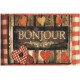 Tapis anti-poussière Bonjour 40x60cm