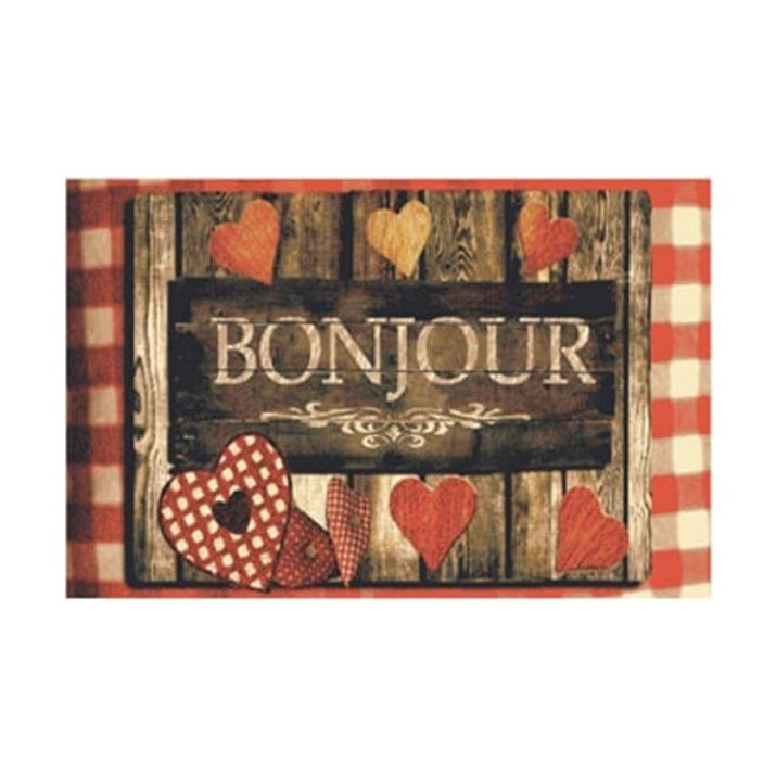 Tapis anti-poussière Bonjour 40x60cm
