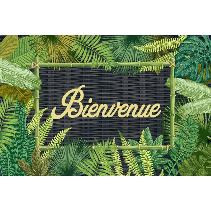 Tapis anti-poussière Jungle Moderne 40x60cm