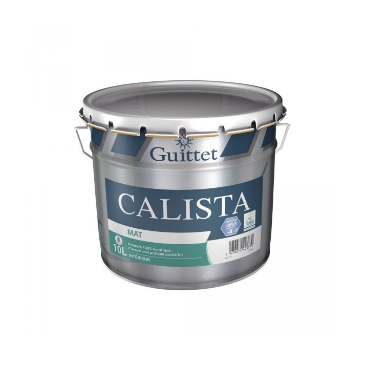 Guittet Calista Peinture Mate Impression et Finition Murs et Plafonds – Haute Performance