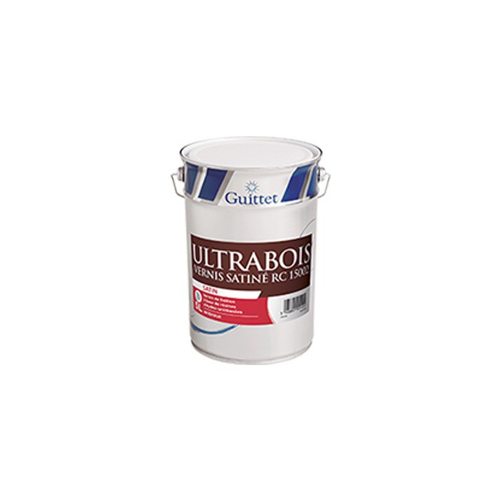 Guittet Ultrabois Vernis Satiné RC 15002 Boiseries Intérieures - Transparent