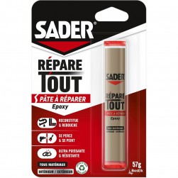 Sader Répare Tout - Pâte à réparer Epoxy – tube de 57G