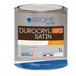 Krome Durocryl Satin Laque Microporeuse pour Boiseries Intérieures et Extérieures