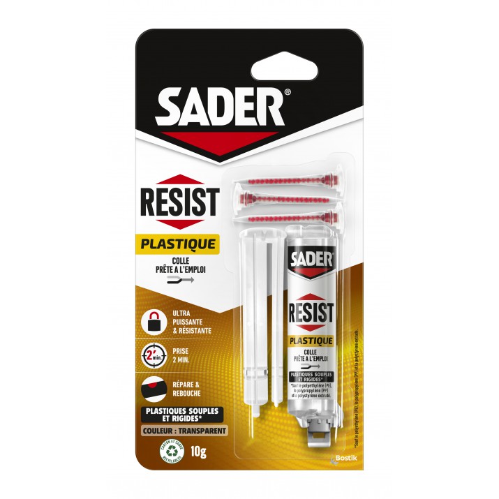 Sader Colle RESIST Plastique 10g