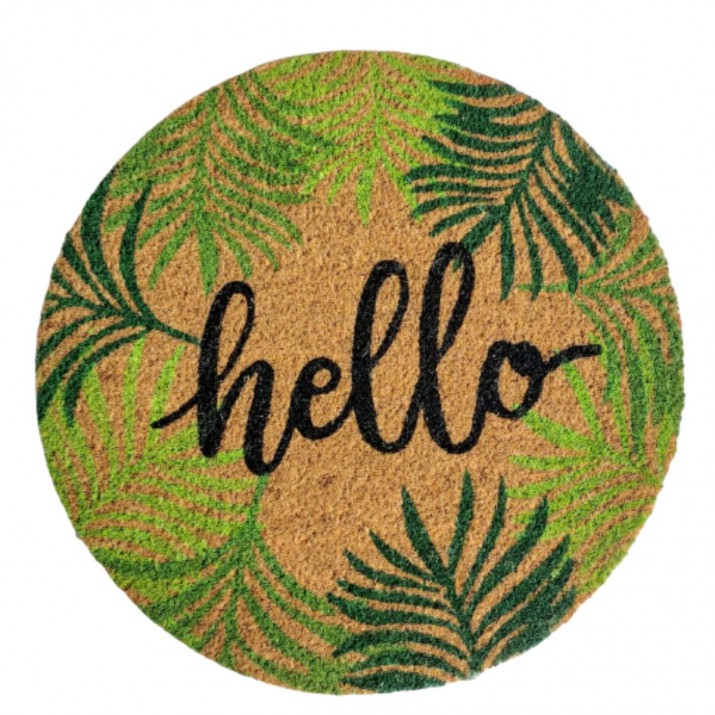 Tapis Coco Bako Envers PVC diamètre 55 cm