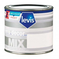Levis Ferrodecor Peinture Laque Brillante Antirouille Métaux Ferreux - Intérieur & Extérieur -2,5 Litres