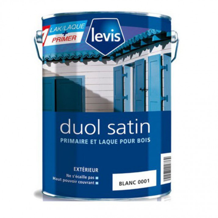 Levis Duol Satin Peinture Microporeuse Boiseries - Extérieur