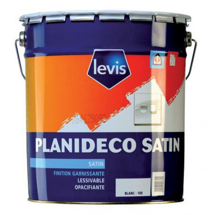 Levis Planideco Satin Peinture Glycéro - Bois & Métaux - Intérieur - 5 Litres