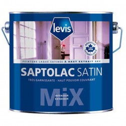 Levis Saptolac Satin Peinture Laque Alkyde - Multisupports - Intérieur & Extérieur Abrité