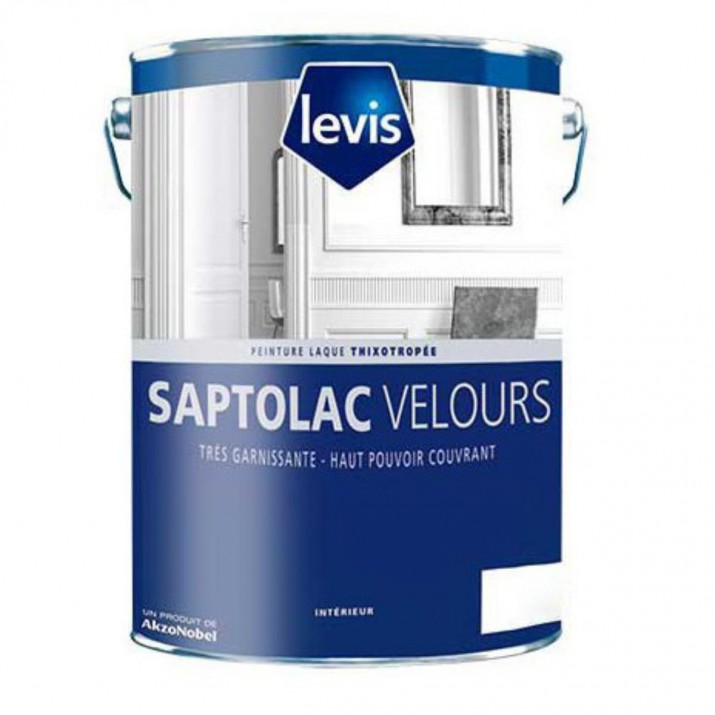 Levis Saptolac Velours Peinture Laque Alkyde - Bois & Métaux Ferreux - Intérieur
