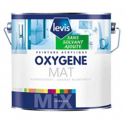 Levis Oxygene Mat Peinture Murale 0% de Solvant Ajouté - Murs - Intérieur