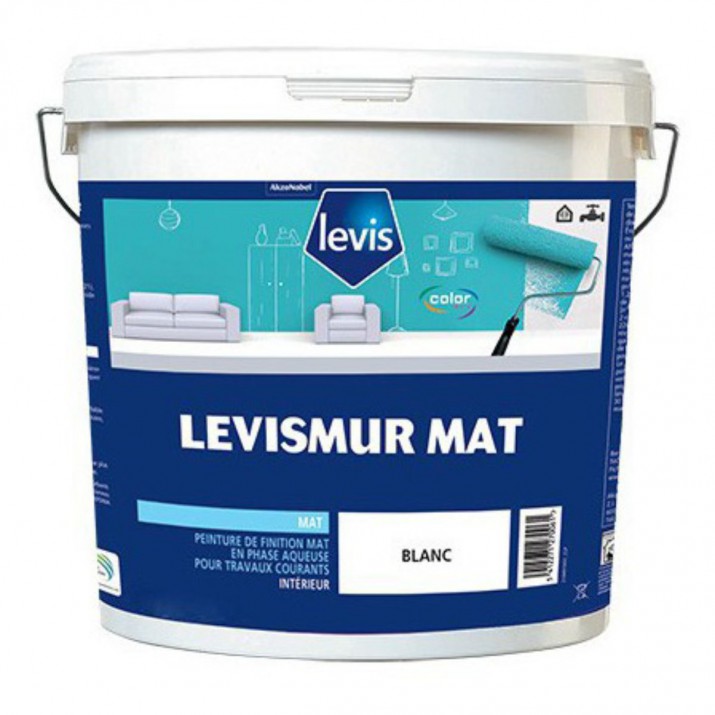 Levismur Mat Peinture Acrylique - Murs & Plafonds - Intérieur