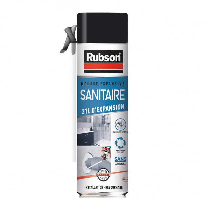 Rubson Mousse expansive sanitaire 500 ml