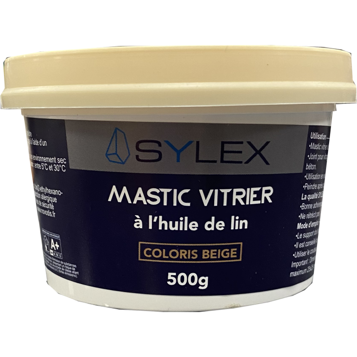 Mastic vitrier à l'huile de lin 1kg
