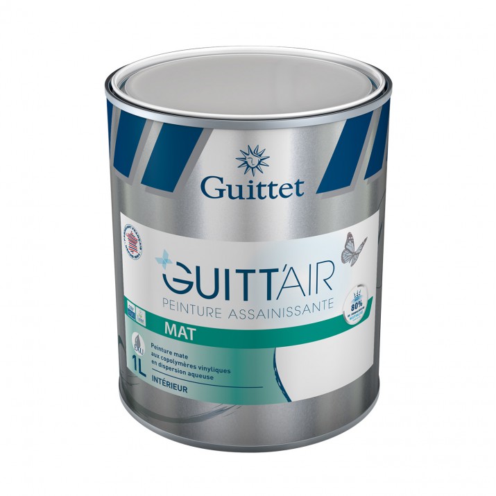 Guittet Guitt'Air Mat Peinture Assainissante Murs et Plafonds