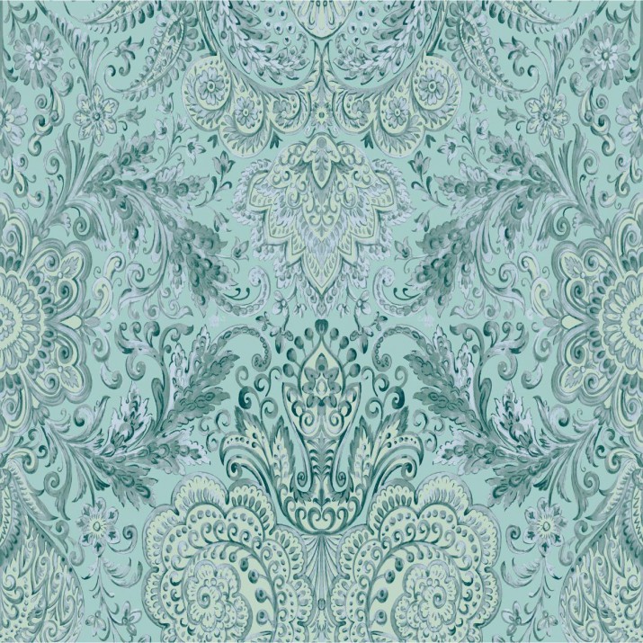Papier Peint Intissé Tahiti Bleu - Moorea de Montecolino - réf. 26700