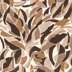Papier Peint Vinyle sur Intissé Collage Blanc/ Chocolat – L’Atelier de Casamance - réf. 75553568
