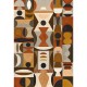 Papier Peint Panoramique Modelage Terracotta / Sable – L’Atelier de Casamance - réf. 75564180 - 204 x 300 CM