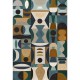 Papier Peint Panoramique Modelage Bleu/ Céladon – L’Atelier de Casamance - réf. 75564282 - 204 x 300 CM