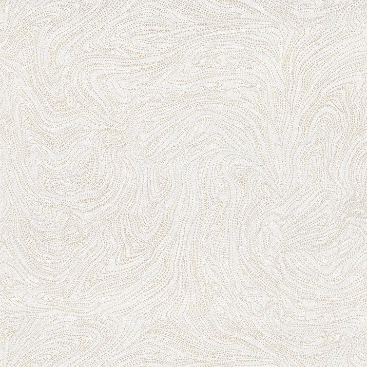 Papier Peint Intissé Voie Lactée Blanc/ Doré – Nuit d’Orient de Casamance - réf. 75413874