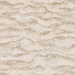 Papier Peint Intissé Sohar Grège/ Doré – Nuit d’Orient de Casamance - réf. 75401630