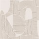 Papier Peint Graphique Taupe et Beige – Gallery de Casadéco - réf. GLRY86121105