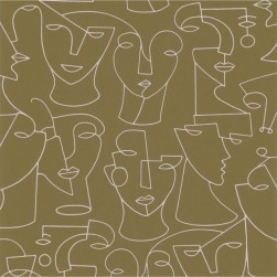 Papier Peint Portrait Cognac – Gallery de Casadéco - réf. GLRY86162106