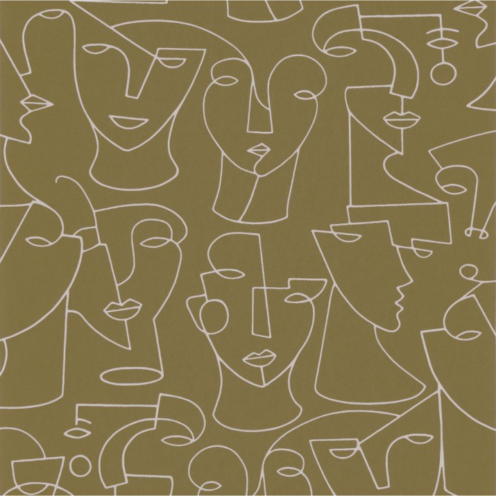 Papier Peint Portrait Cognac – Gallery de Casadéco - réf. GLRY86162106